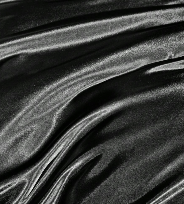 Black Satin Pillowcase